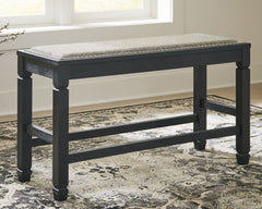 Tyler Creek - DBL Counter UPH Bench - Antique Black