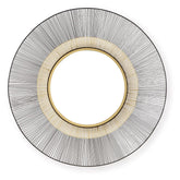 Dallmen - Accent Mirror - Black / Gold Finish
