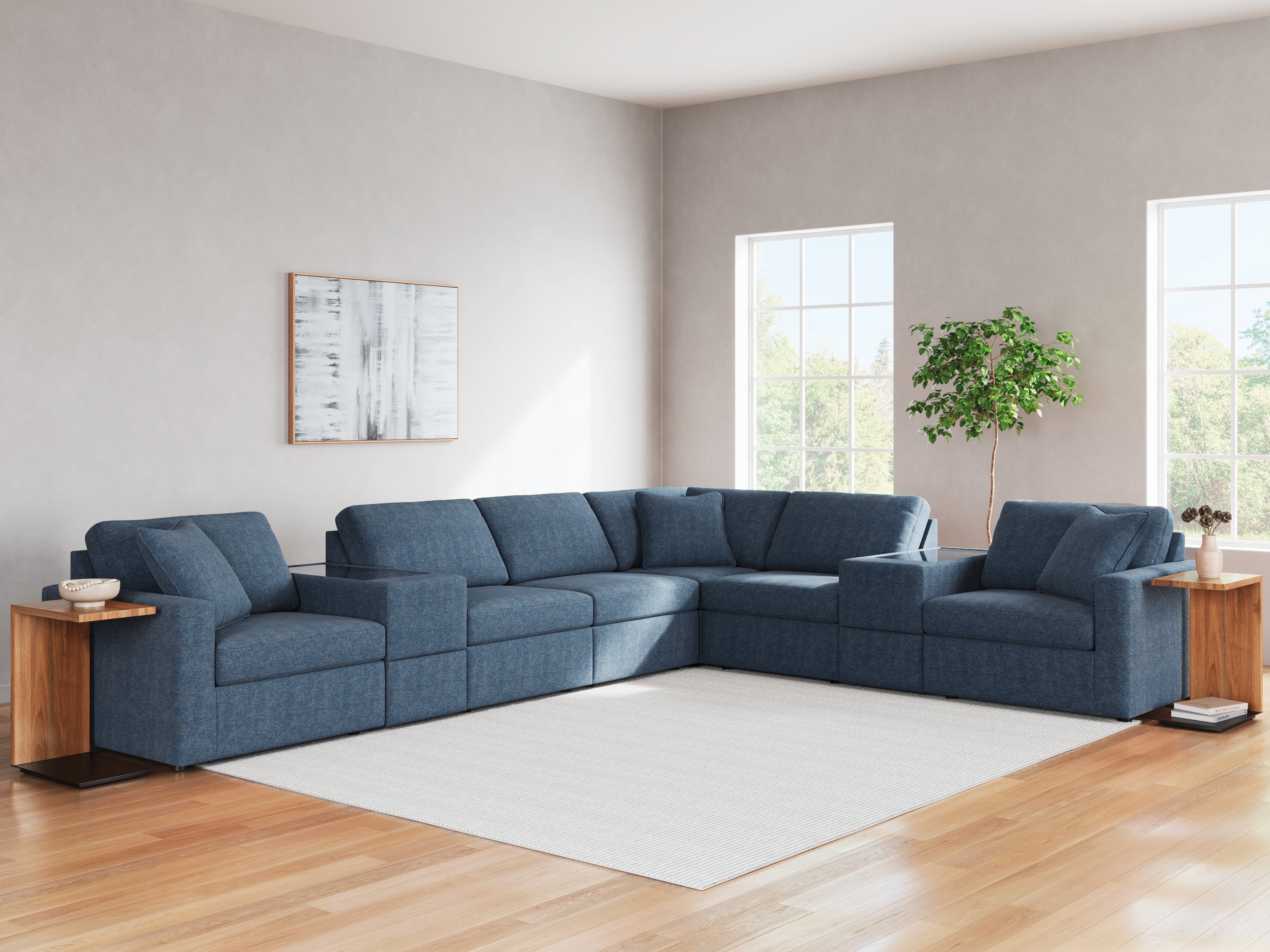 Furniture City Laplace - Ashley Furniture - Modmax 8-Piece Sectional - RAF 8-Piece Sectional - 92101S11