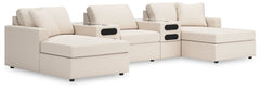 Furniture City Laplace - Ashley Furniture - Modmax 5-Piece Double Chaise with Audio Consoles - RAF 5-Piece Double Chaise with Audio Consoles - 92103S49