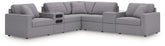 Furniture City Laplace - Ashley Furniture - Modmax 7-Piece Balanced Sectional with Audio and Storage Consoles - RAF 7-Piece Balanced Sectional with Audio and Storage Consoles - 92104S69