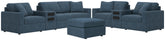 Furniture City Laplace - Ashley Furniture - Modmax 4-Piece Sectional Sofa, 3-Piece Sectional Loveseat and Ottoman - 4-Piece Sectional Sofa, 3-Piece Sectional Loveseat and Ottoman - 92121U25