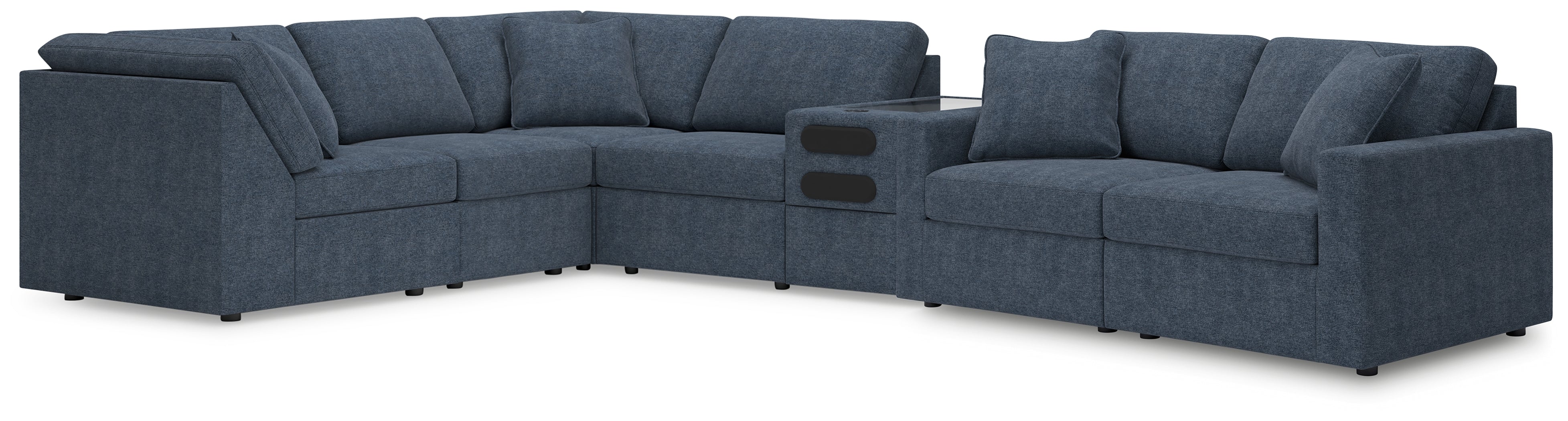 Furniture City Laplace - Ashley Furniture - Modmax 7-Piece Sectional with Audio Console - RAF 7-Piece Sectional with Audio Console - 92121S75