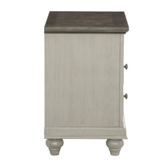 Mossbrook - Nightstand - Gray / Brown