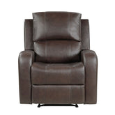Austin - Reclining Chair - Dark Brown