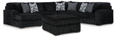 Furniture City Laplace - Ashley Furniture - Midnight-Madness 4-Piece Sectional and Ottoman - 4-Piece Sectional and Ottoman - 98103U6