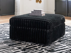 Furniture City Laplace - Ashley Furniture - Midnight-Madness Oversized Accent Ottoman - Oversized Accent Ottoman - 9810308