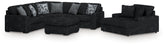Furniture City Laplace - Ashley Furniture - Midnight-Madness 3-Piece Sectional, Chaise and Oversized Accent Ottoman - 3-Piece Sectional, Chaise and Oversized Accent Ottoman - 98103U1