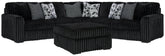 Furniture City Laplace - Ashley Furniture - Midnight-Madness 3-Piece Sectional and Oversized Ottoman - 3-Piece Sectional and Oversized Ottoman - 98103U7
