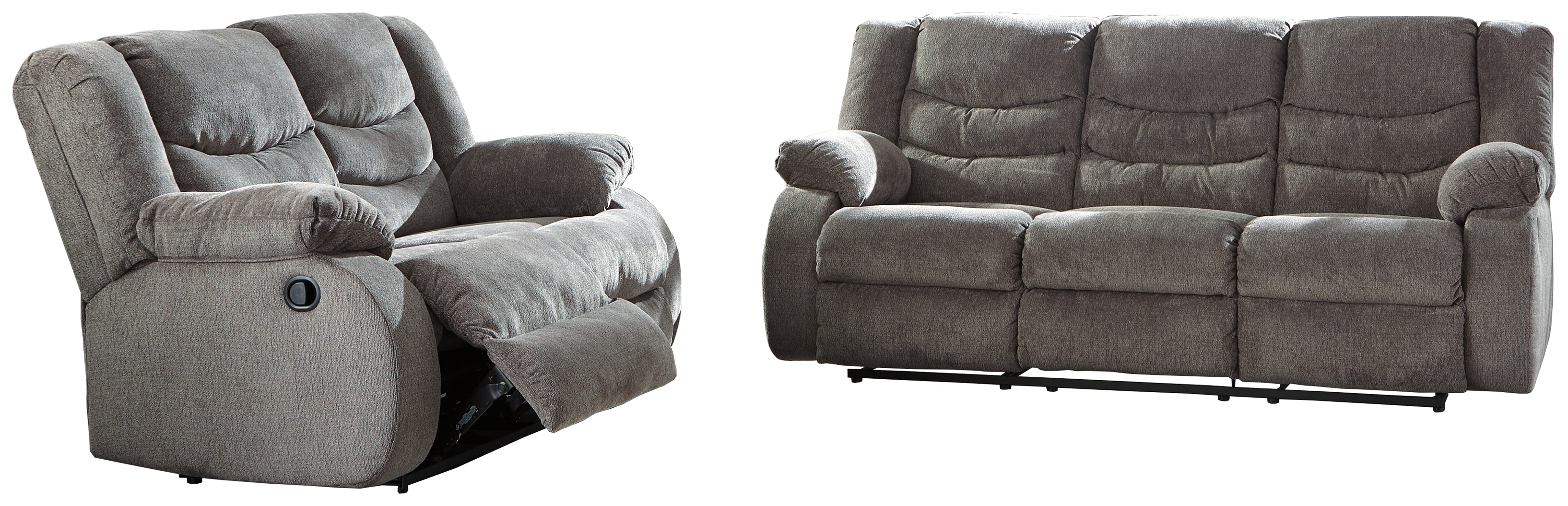 Furniture City Laplace - Ashley Furniture - Tulen Reclining Sofa and Loveseat - Reclining Sofa and Loveseat - 98606U1
