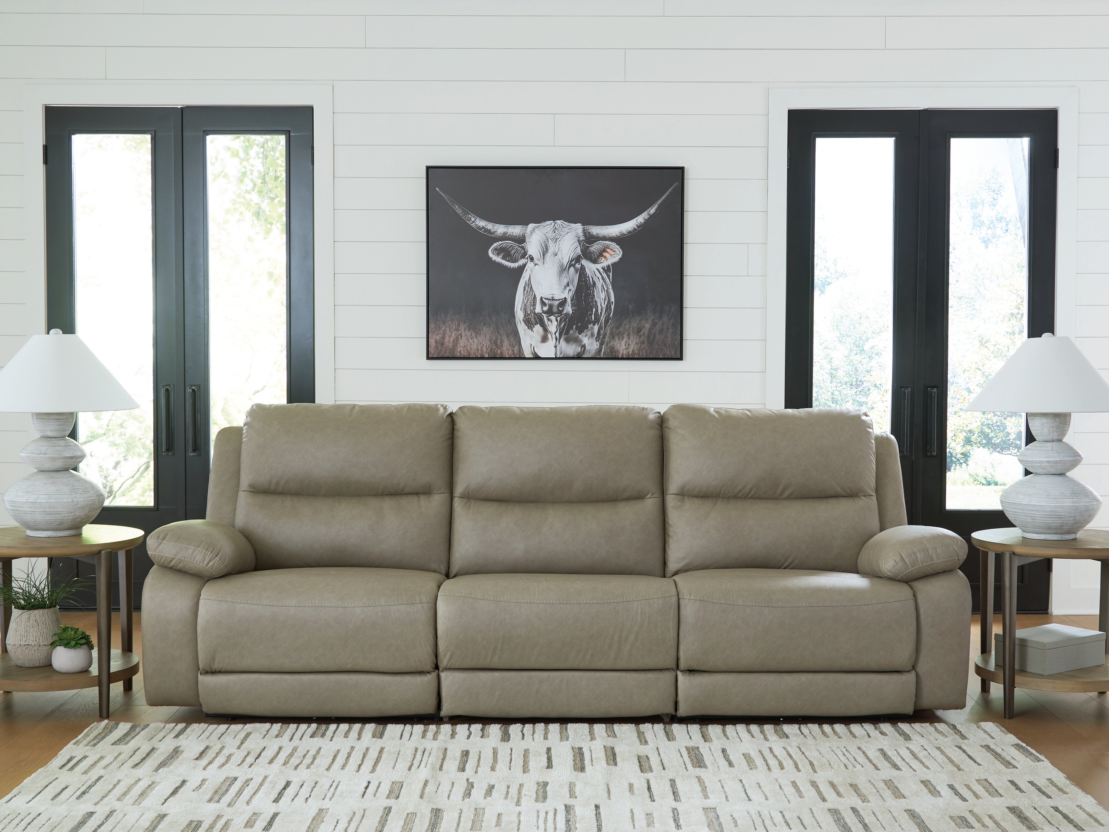 Furniture City Laplace - Ashley Furniture - Narwhal Place 3-Piece Power Reclining Sectional - 3-Piece Power Reclining Sectional - PC99201S1