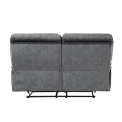 Muirfield - Double Reclining Loveseat - Gray