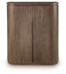 Landermont - Bar Cabinet - Medium Brown