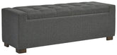 Cortwell - Storage Bench - Gray