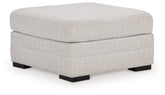 Koralynn - Oversized Accent Ottoman - Stone