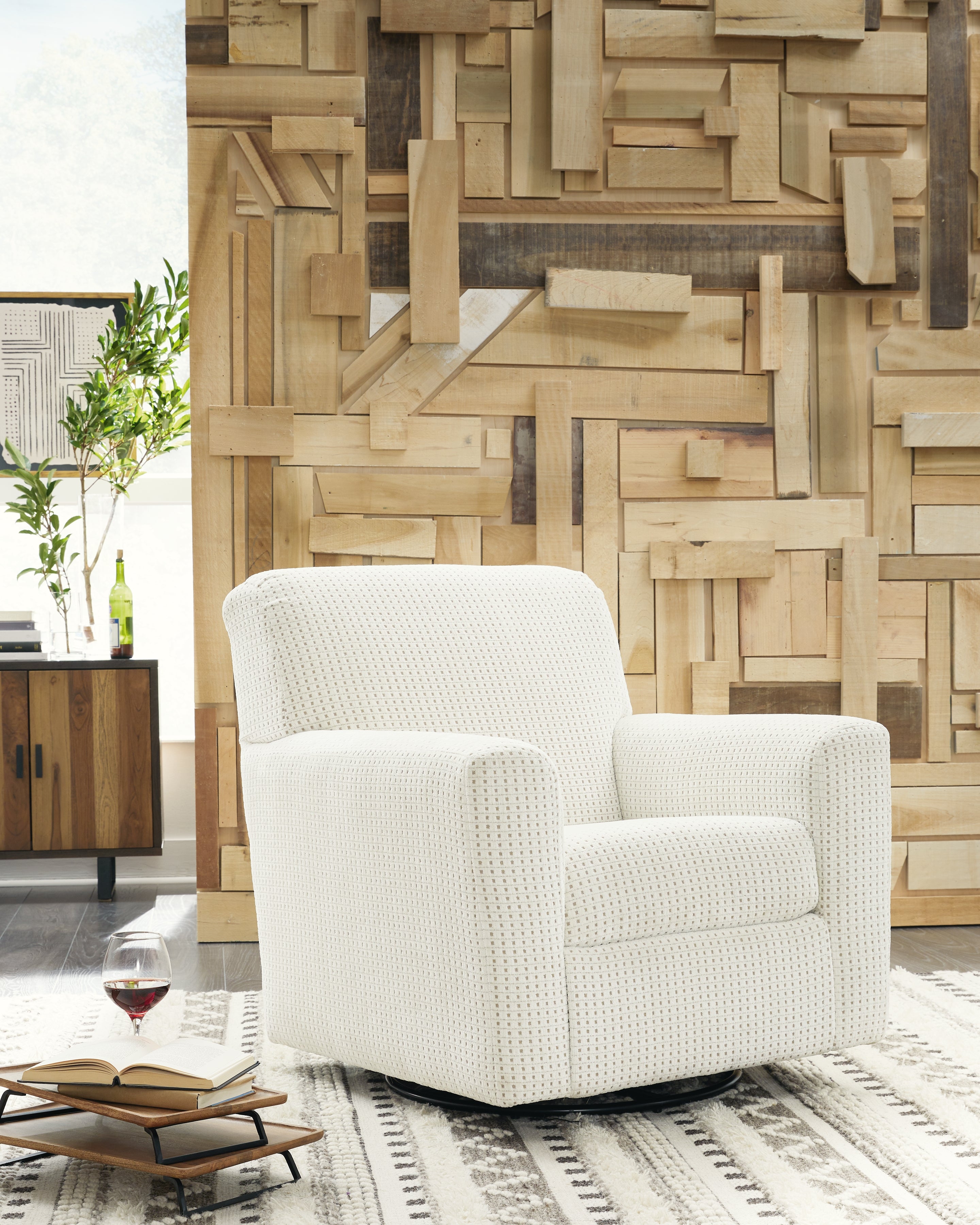 Furniture City Laplace - Ashley Furniture - Herstow Swivel Glider Accent Chair - Swivel Glider Accent Chair - A3000365