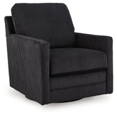 Furniture City Laplace - Ashley Furniture - Icaman Swivel Accent Chair - Swivel Accent Chair / Onyx - A3000726