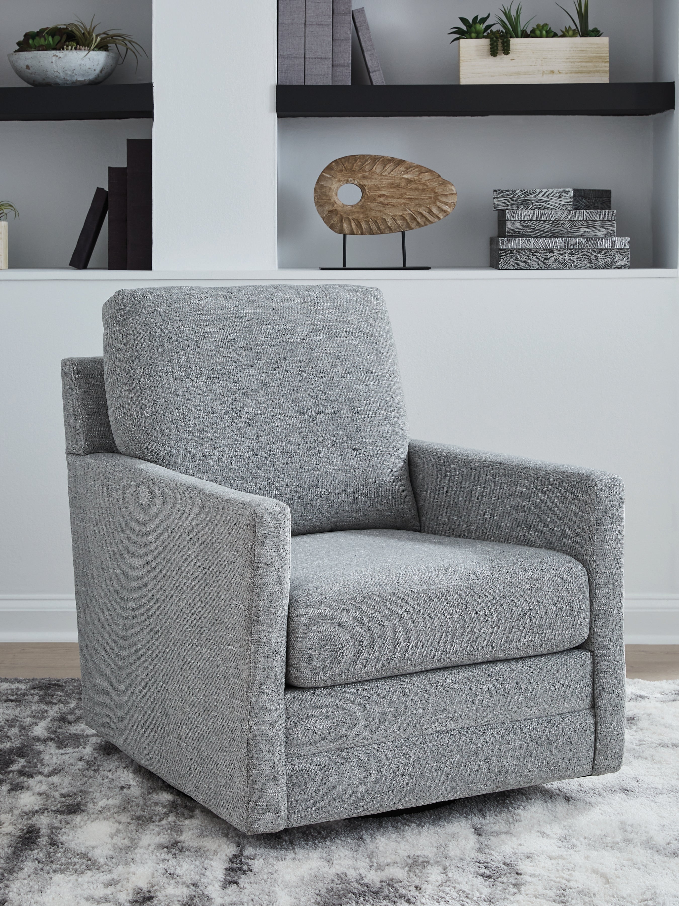 Furniture City Laplace - Ashley Furniture - Freybourne Next-Gen Nuvella Swivel Accent Chair - Swivel Accent Chair - A3000737