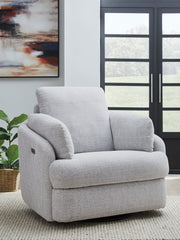 Furniture City Laplace - Ashley Furniture - Alainmont Next-Gen Nuvella Swivel Power Recliner - Swivel Power Recliner - A3000739