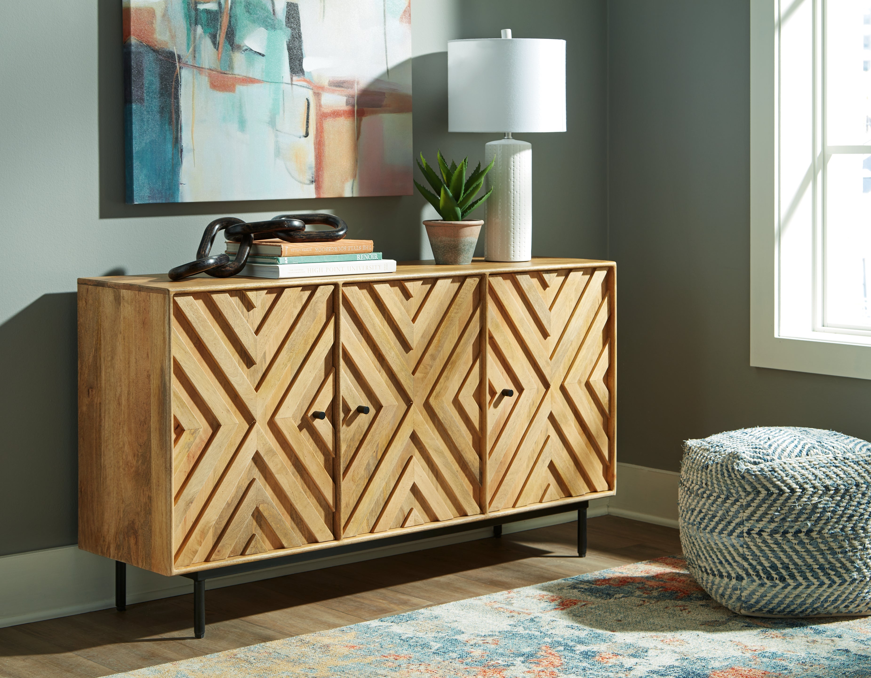 Furniture City Laplace - Ashley Furniture - Cadewick Accent Cabinet - Accent Cabinet - A4000570