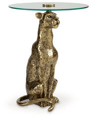 Furniture City Laplace - Ashley Furniture - Vallain Accent Table - Accent Table / Antique Gold Finish - A4000605