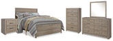 Furniture City Laplace - Ashley Furniture - Culverbach Queen Panel Bed, Dresser, Mirror, Chest and 2 Nightstands - Queen Panel Bed, Dresser, Mirror, Chest and 2 Nightstands - B070B20