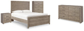 Furniture City Laplace - Ashley Furniture - Culverbach Full Panel Bed, Dresser, Chest and Nightstand - Full Panel Bed, Dresser, Chest and Nightstand - B070B18