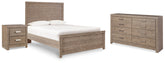 Furniture City Laplace - Ashley Furniture - Culverbach Full Panel Bed, Dresser and Nightstand - Full Panel Bed, Dresser and Nightstand - B070B29