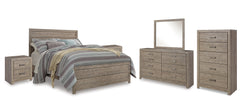 Furniture City Laplace - Ashley Furniture - Culverbach Queen Panel Bed with Dresser and Mirror, Chest and 2 Nightstands - Queen Panel Bed with Dresser, Mirror, Chest and 2 Nightstands - B070B13