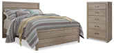 Furniture City Laplace - Ashley Furniture - Culverbach Queen Panel Bed with Chest - Queen Panel Bed with Chest - B070B21