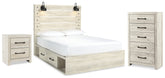 Furniture City Laplace - Ashley Furniture - Cambeck Queen Storage Bed, Chest and Nightstand - Queen Storage Bed, Chest and Nightstand - B192B109