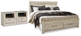 Furniture City Laplace - Ashley Furniture - Bellaby King Storage Bed and 2 Nightstands - King Storage Bed and 2 Nightstands - B331B23