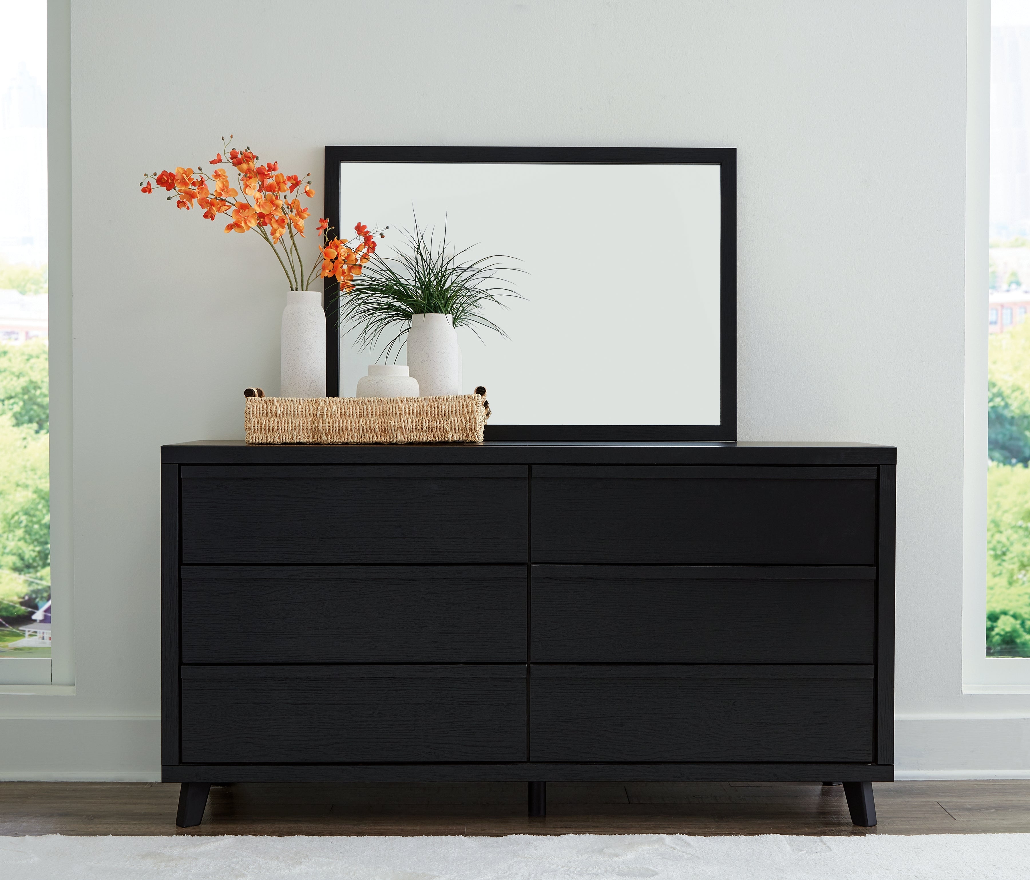 Furniture City Laplace - Ashley Furniture - Danziar Dresser and Mirror - Dresser and Mirror - B1013B11
