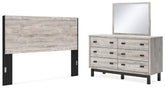 Furniture City Laplace - Ashley Furniture - Vessalli King Panel Headboard, Dresser and Mirror - King Panel Headboard, Dresser and Mirror - B1036B11