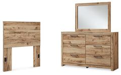 Furniture City Laplace - Ashley Furniture - Hyanna Twin Panel Headboard, Dresser and Mirror - Twin Panel Headboard, Dresser and Mirror - B1050B53