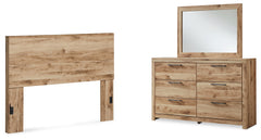 Furniture City Laplace - Ashley Furniture - Hyanna Queen Panel Headboard, Dresser and Mirror - Queen Panel Headboard, Dresser and Mirror - B1050B54