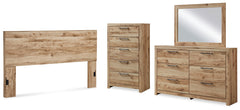 Furniture City Laplace - Ashley Furniture - Hyanna King Panel Headboard, Dresser, Mirror and Chest - King Panel Headboard, Dresser, Mirror and Chest - B1050B58