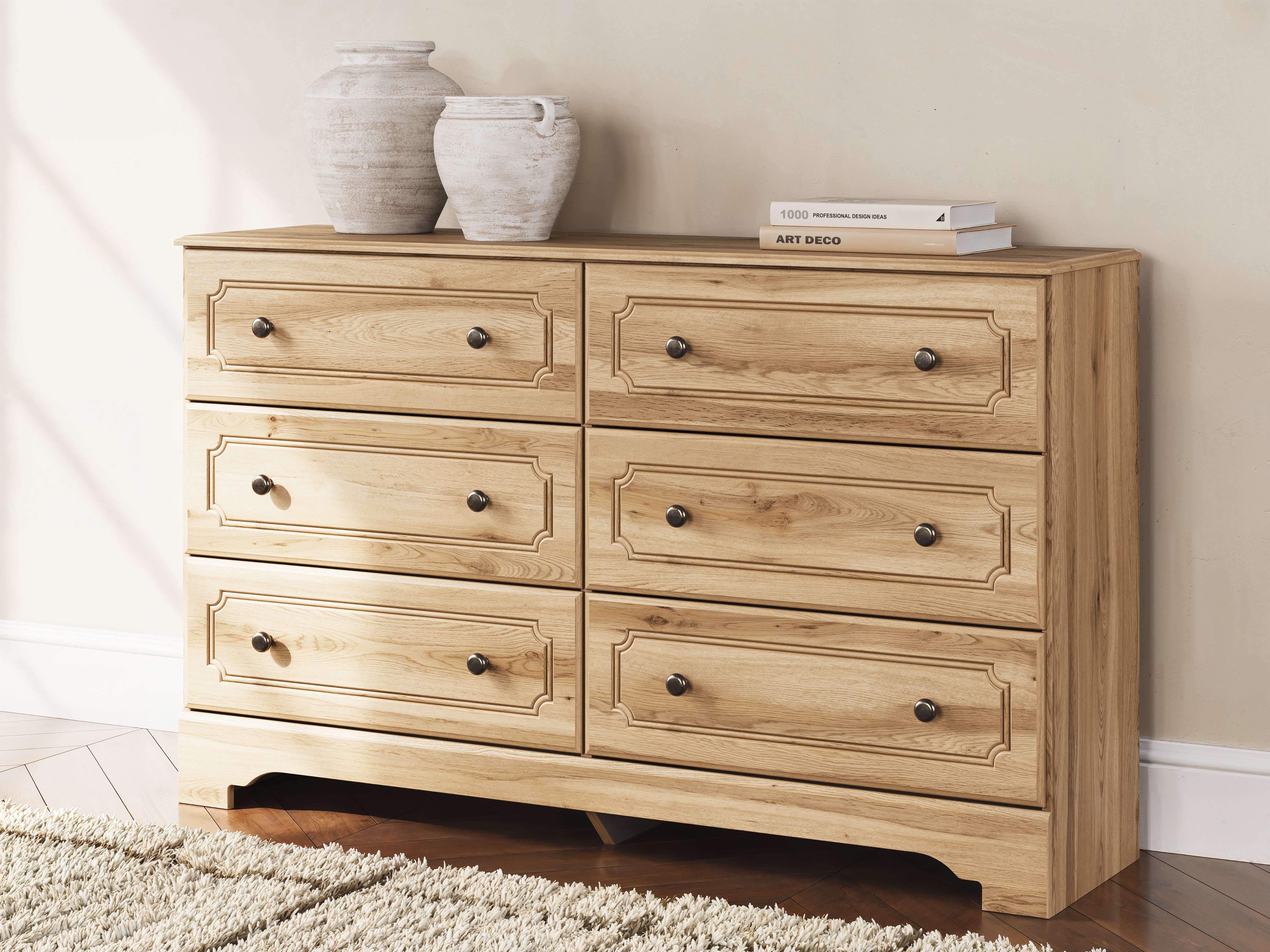 Furniture City Laplace - Ashley Furniture - Aleaport Dresser - Six Drawer Dresser - PCB1075-31