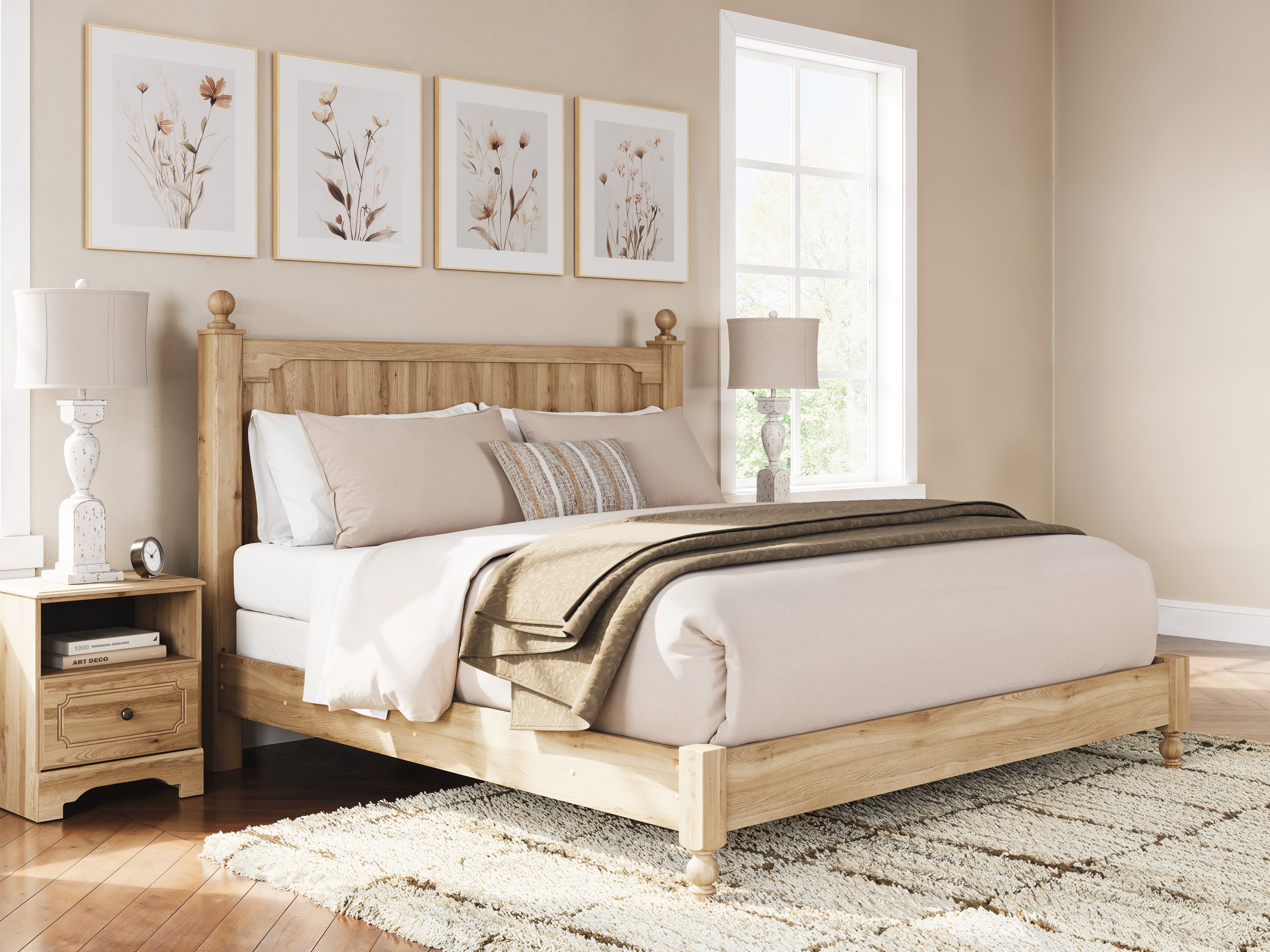 Furniture City Laplace - Ashley Furniture - Aleaport King Panel Bed - King Panel Bed - PCB1075B8