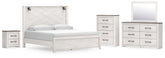 Furniture City Laplace - Ashley Furniture - Gerridan King Panel Bed, Dresser, Mirror, Chest, and Nightstand - King Panel Bed, Dresser, Mirror, Chest, and Nightstand - B1190B16