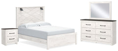 Furniture City Laplace - Ashley Furniture - Gerridan Queen Panel Bed, Dresser, Mirror, and Nightstand - Queen Panel Bed, Dresser, Mirror, and Nightstand - B1190B15