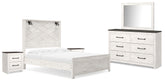 Furniture City Laplace - Ashley Furniture - Gerridan Queen Panel Bed, Dresser, Mirror, and 2 Nightstands - Queen Panel Bed, Dresser, Mirror, and 2 Nightstands - B1190B17