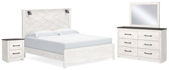 Furniture City Laplace - Ashley Furniture - Gerridan King Panel Bed, Dresser, Mirror and Nightstand - King Panel Bed, Dresser, Mirror and Nightstand - B1190B20