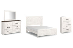 Furniture City Laplace - Ashley Furniture - Gerridan Queen Panel Bed, Dresser, Mirror, and Chest - Queen Panel Bed, Dresser, Mirror, and Chest - B1190B18