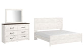 Furniture City Laplace - Ashley Furniture - Gerridan King Panel Bed, Dresser and Mirror - King Panel Bed, Dresser and Mirror - B1190B29