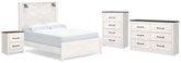 Furniture City Laplace - Ashley Furniture - Gerridan Queen Panel Bed, Dresser, Chest and Nightstand - Queen Panel Bed, Dresser, Chest and Nightstand - B1190B26