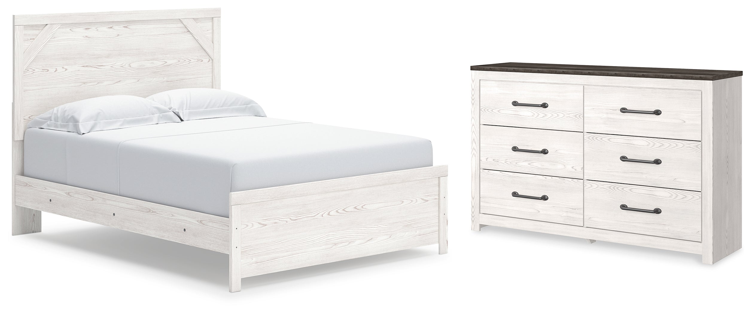 Furniture City Laplace - Ashley Furniture - Gerridan Queen Panel Bed and Dresser - Queen Panel Bed and Dresser - B1190B34