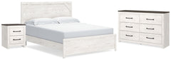 Furniture City Laplace - Ashley Furniture - Gerridan King Panel Bed, Dresser and Nightstand - King Panel Bed, Dresser and Nightstand - B1190B23