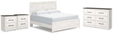 Furniture City Laplace - Ashley Furniture - Gerridan King Panel Bed, Dresser and 2 Nightstands - King Panel Bed, Dresser and 2 Nightstands - B1190B32