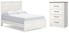 Furniture City Laplace - Ashley Furniture - Gerridan Full Panel Bed and Chest - Full Panel Bed and Chest - B1190B36